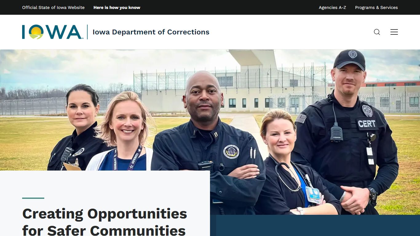 Iowa's Department of Corrections | Iowa Department of Corrections
