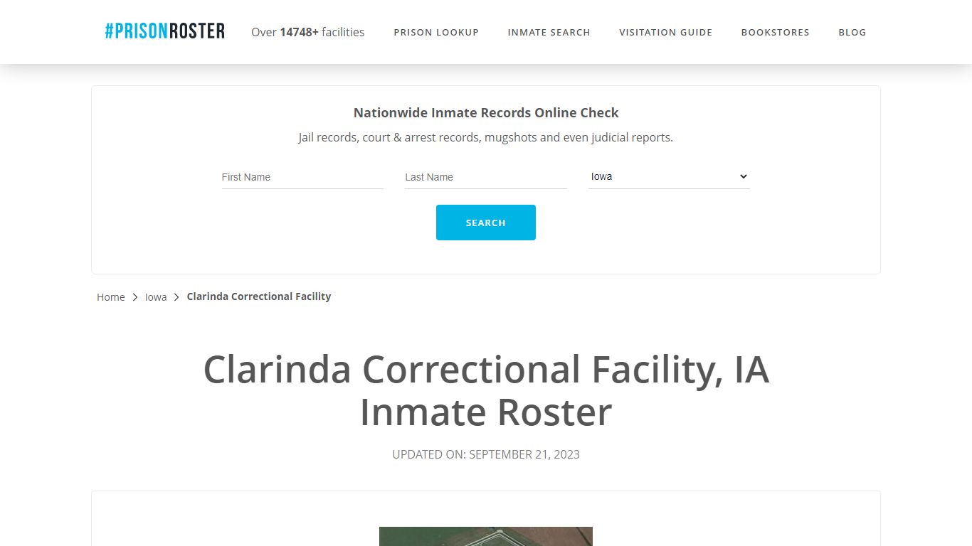 Clarinda Correctional Facility, IA Inmate Roster - Prisonroster